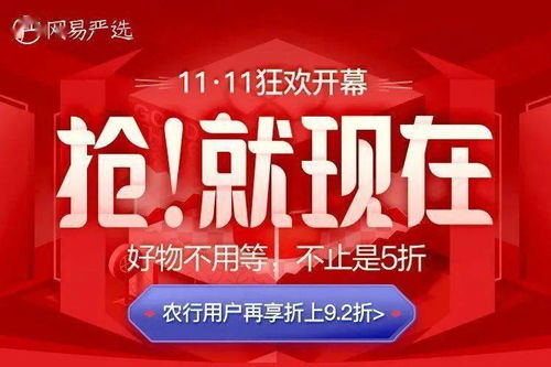 今年11.11,农行携手严选大促销,比网易严选app更划算